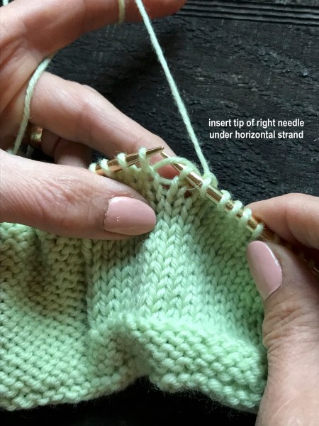 Dropped Knit Stitch 3