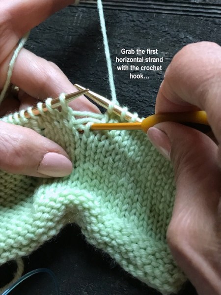 Dropped Knit Stitches 3